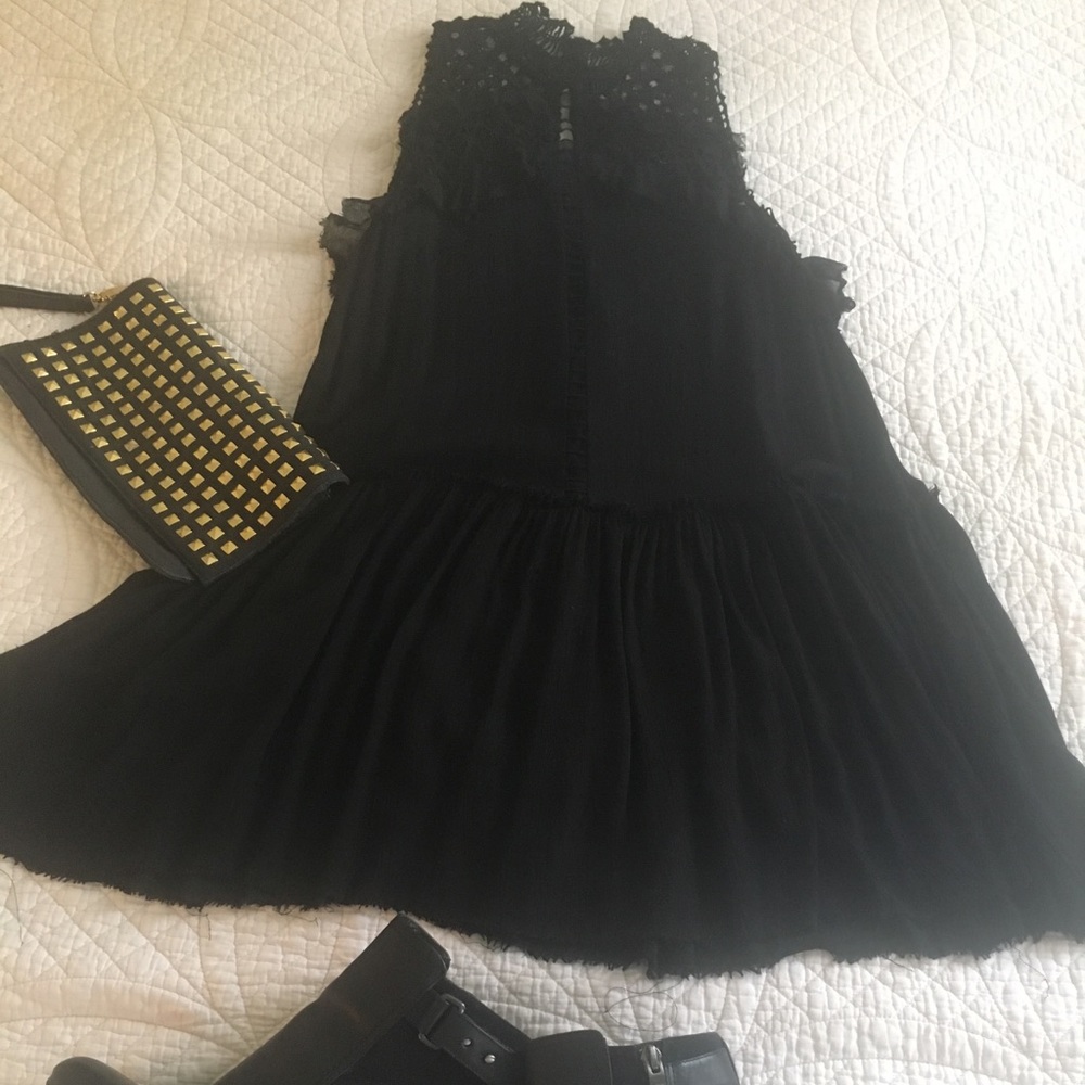 Free People Black Dress